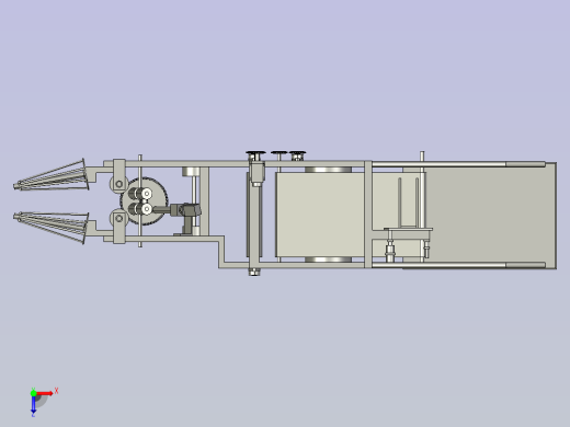 大棚蔬菜收割机俯视缩略图