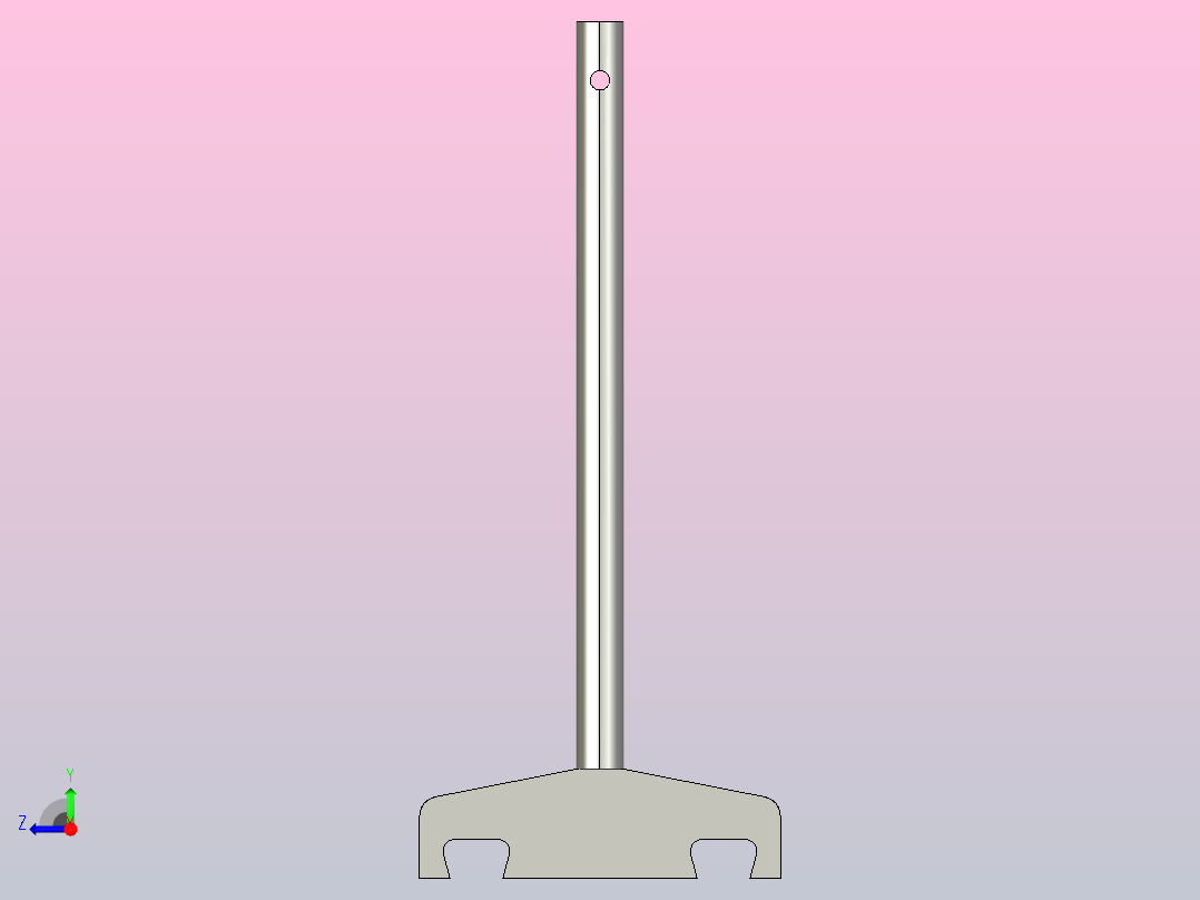 JB-DL-2-L200-C1带柄方双轨夹右视图