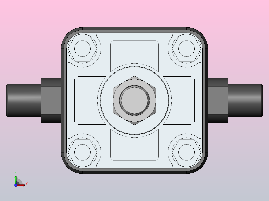 气缸CDA2YT80-700前视图