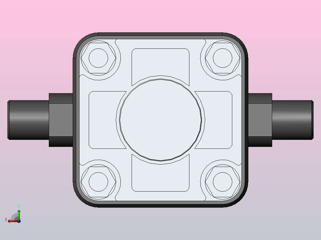 气缸CDA2YT80-700后视图