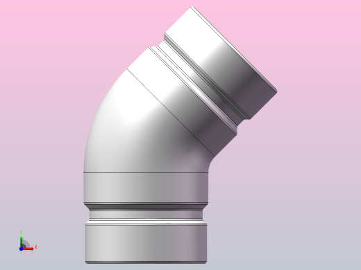 45°弯头[45°弯头48]前视缩略图