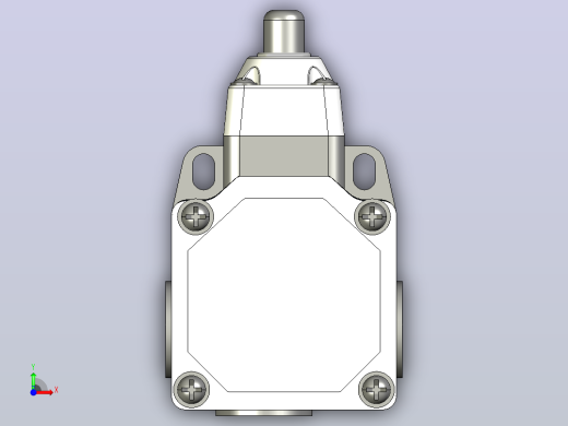 YBLX-P1_100_1C行程开关三维模型202108前视缩略图