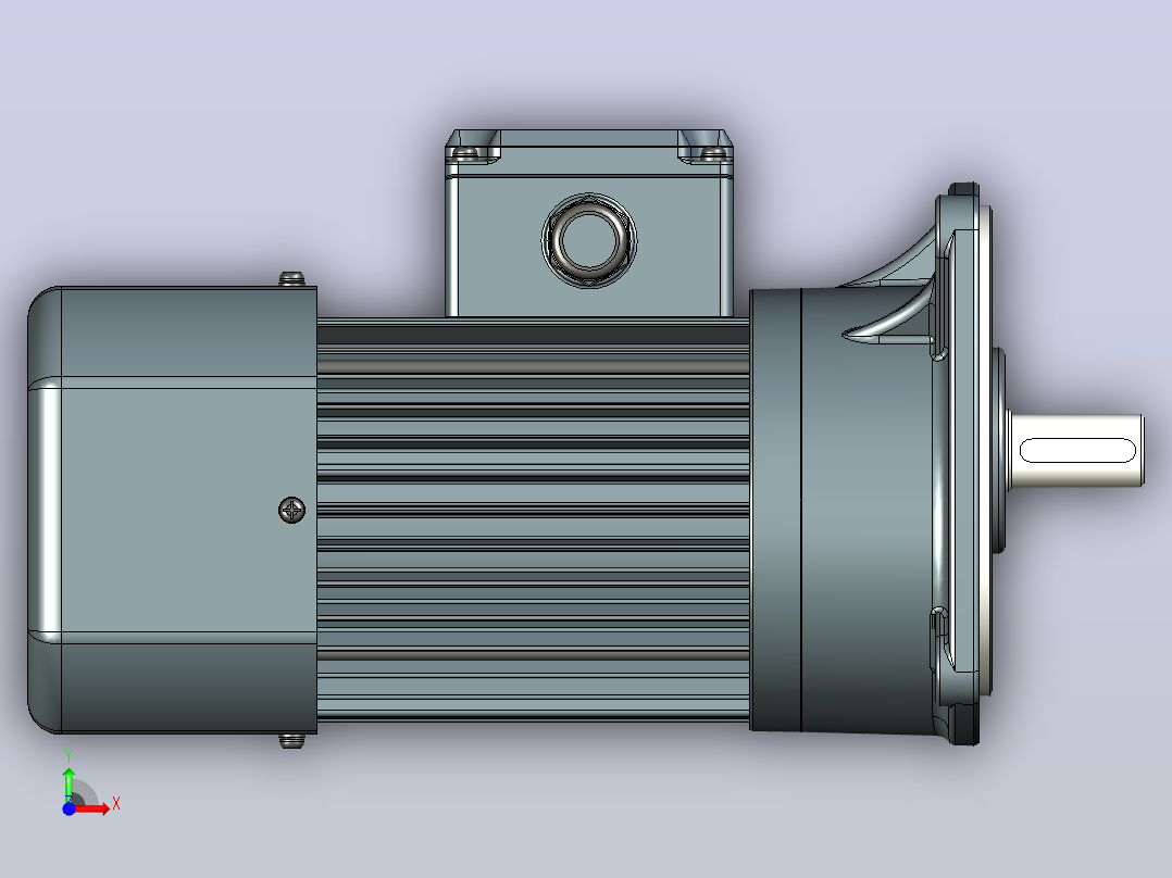 JSCC变频减速电机 f370v01-L前视图