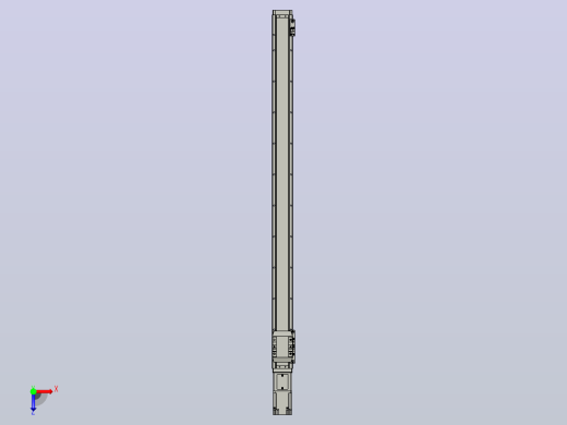 滚珠丝杠直线轴内置导轨TPA-GCR-65-1610C-L1000-M-M40-N3俯视缩略图