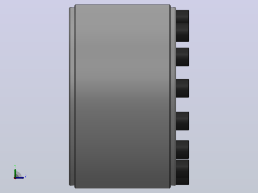 R19型胀紧联接套_R19-150-200左视缩略图