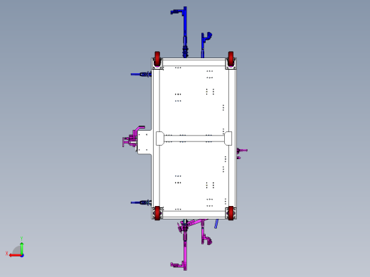汽车前围板和前围板夹具后视缩略图