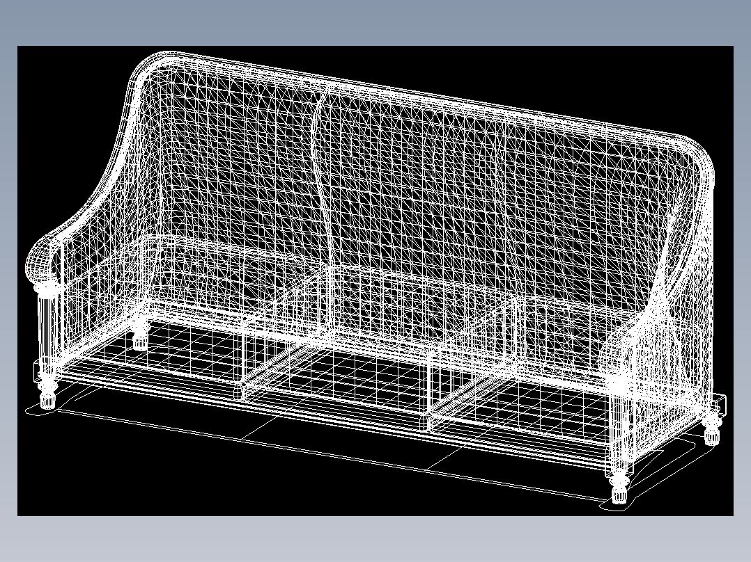 室内家具和灯具等的模型十二-K-S38-3