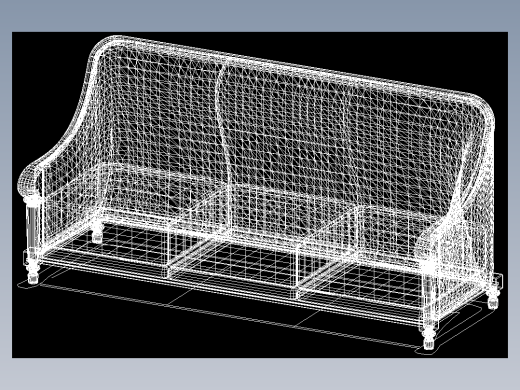 室内家具和灯具等的模型十二-K-S38-3