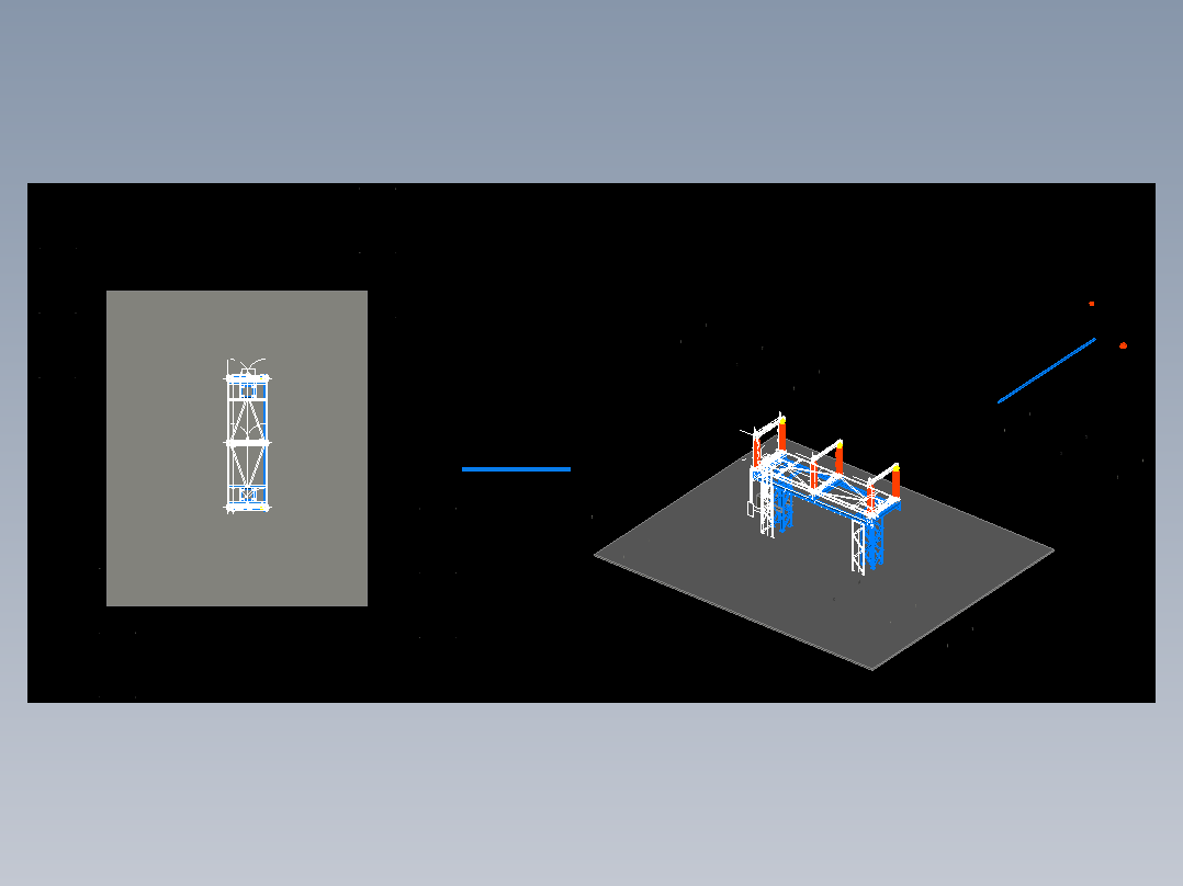 Disconnector 123 KV 550 KV隔离开关3D数模图纸 AUTOCAD dwg格式