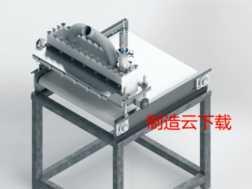 工业零食加工机3D模型缩略图