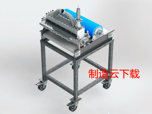 工业零食加工机3D模型缩略图