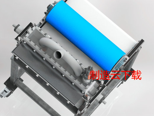 工业零食加工机3D模型缩略图