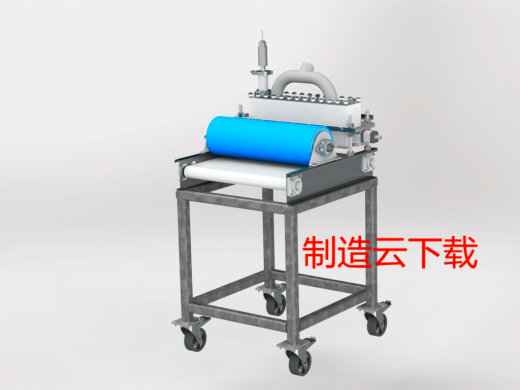 工业零食加工机3D模型缩略图