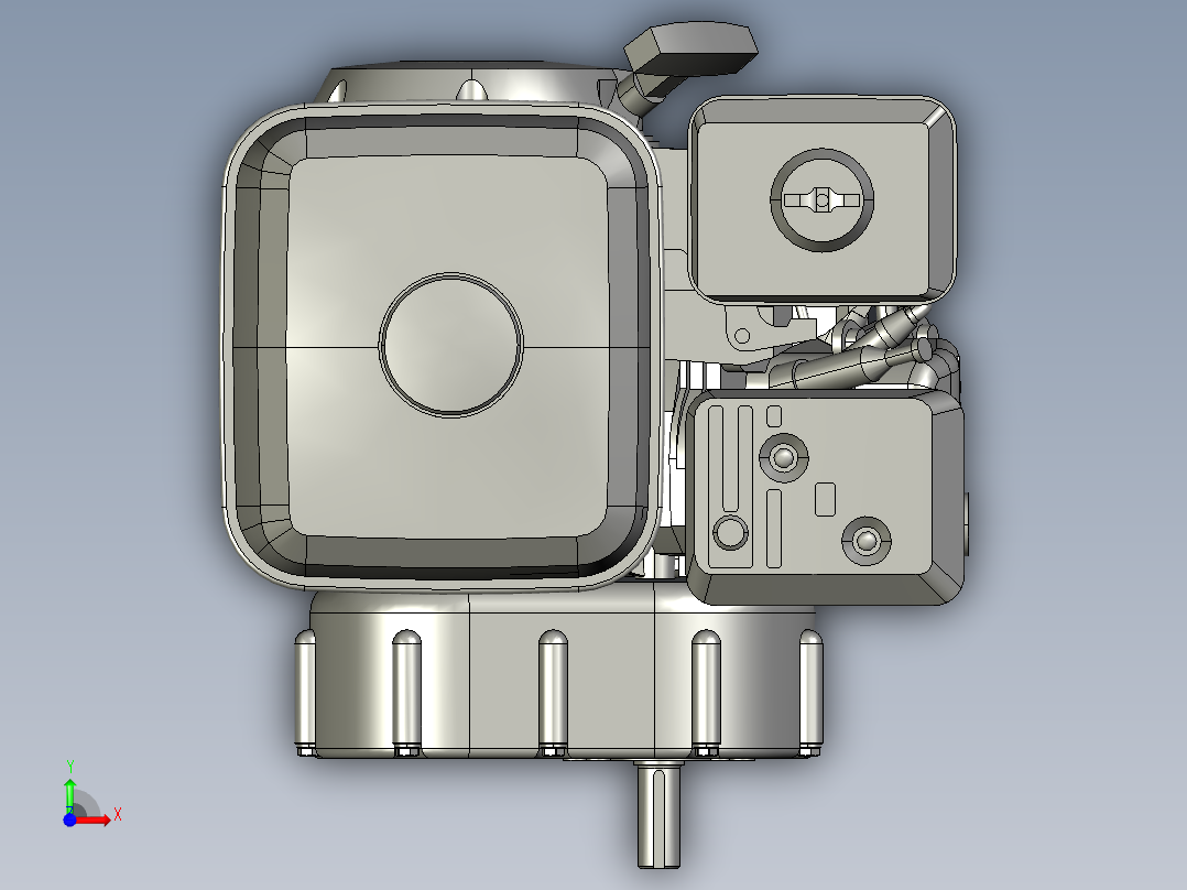 8_GX160发动机前视图