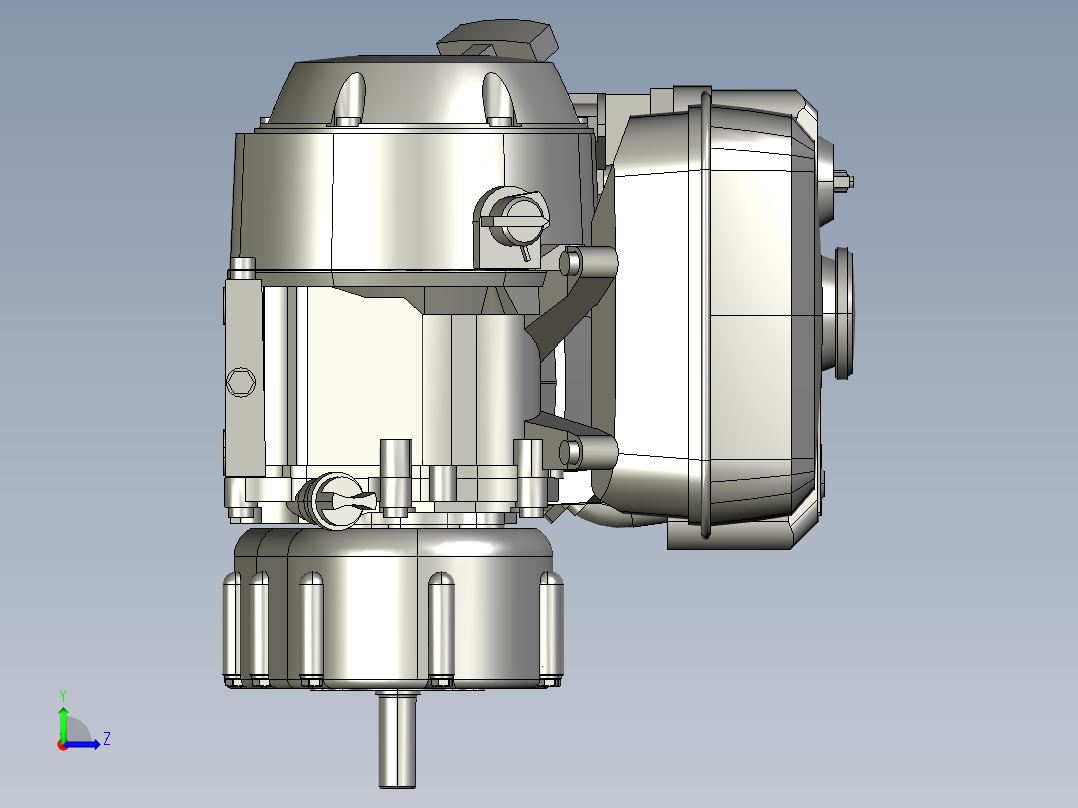 8_GX160发动机左视图
