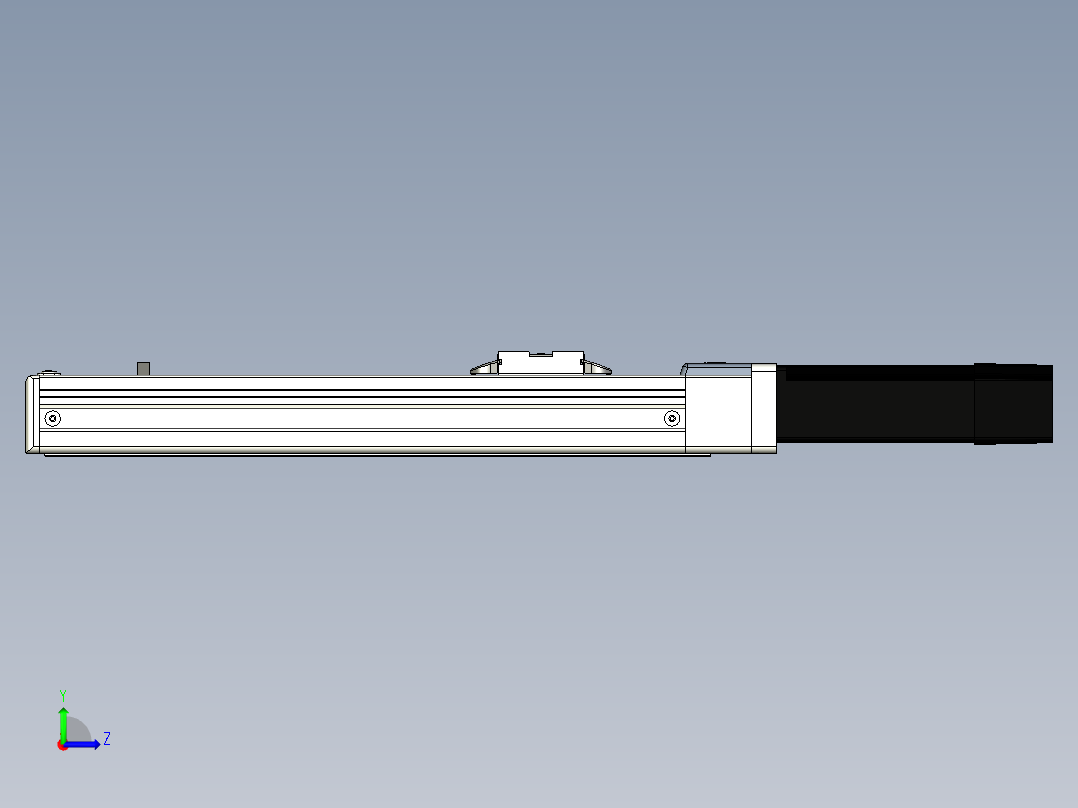 Toyo东佑达直线模组-ECH5-200-BC+煞車左视图