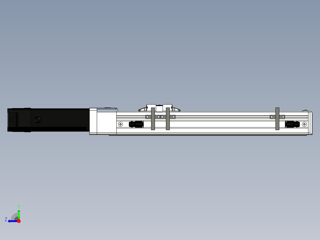 Toyo东佑达直线模组-ECH5-200-BC+煞車右视图