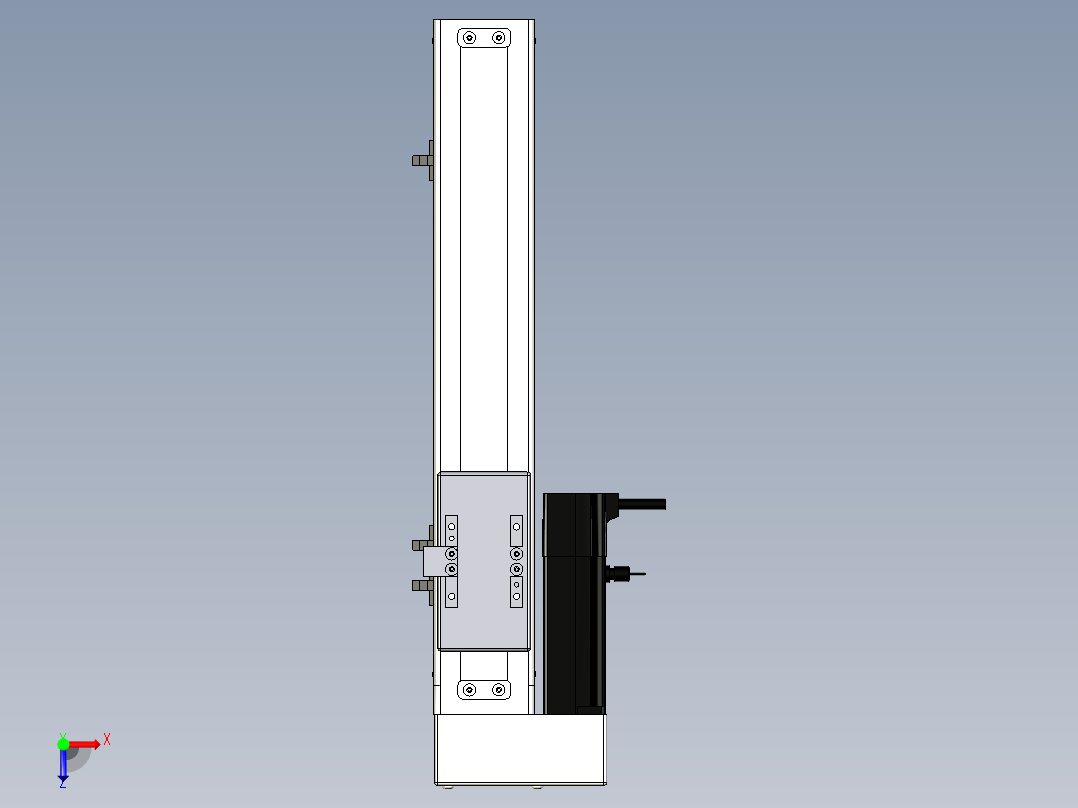 Toyo东佑达直线模组-ETH6-250-BL+煞車-M5俯视图