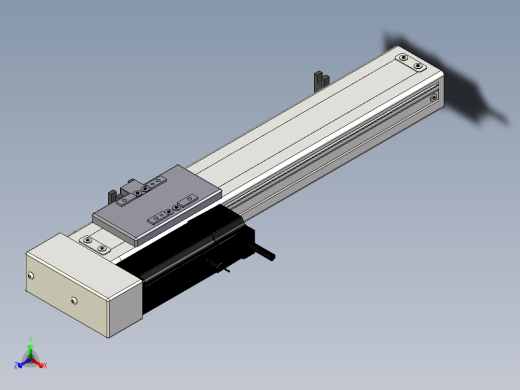 Toyo东佑达直线模组-ETH6-250-BL+煞車-M5正等轴测缩略图