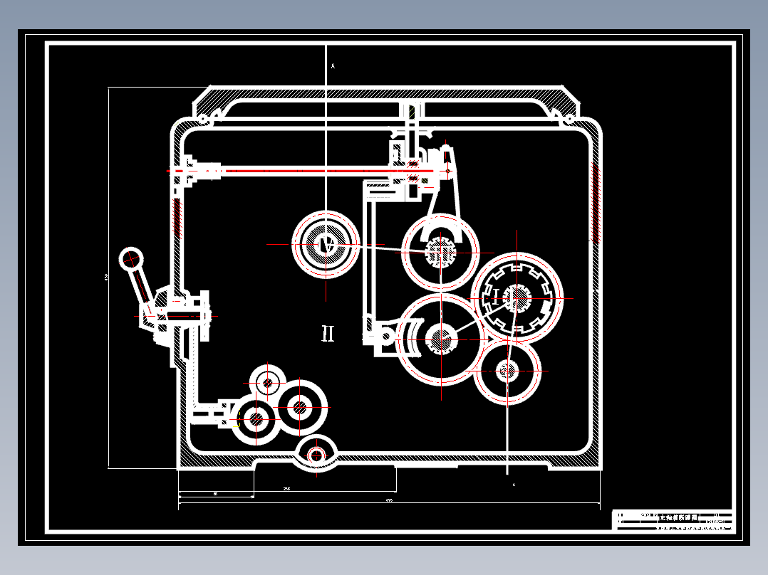 CA6140型普通车床主轴箱设计 含CAD图纸说明文档参考