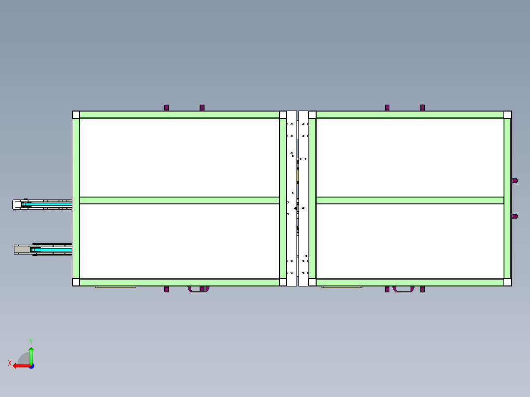 A10_汽车链接器折弯裁切机SW2012后视图