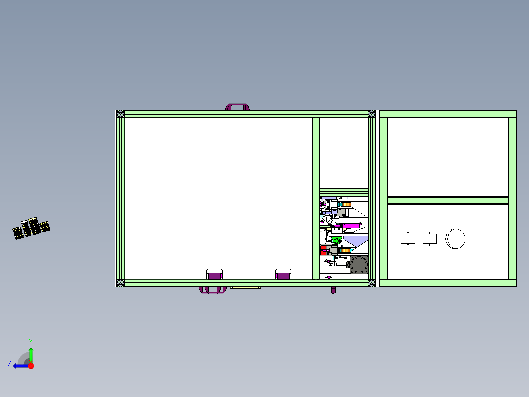A10_汽车链接器折弯裁切机SW2012右视图