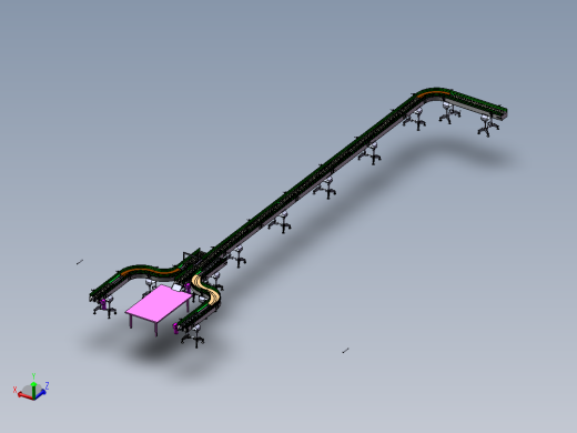 B118-转弯板链输送线