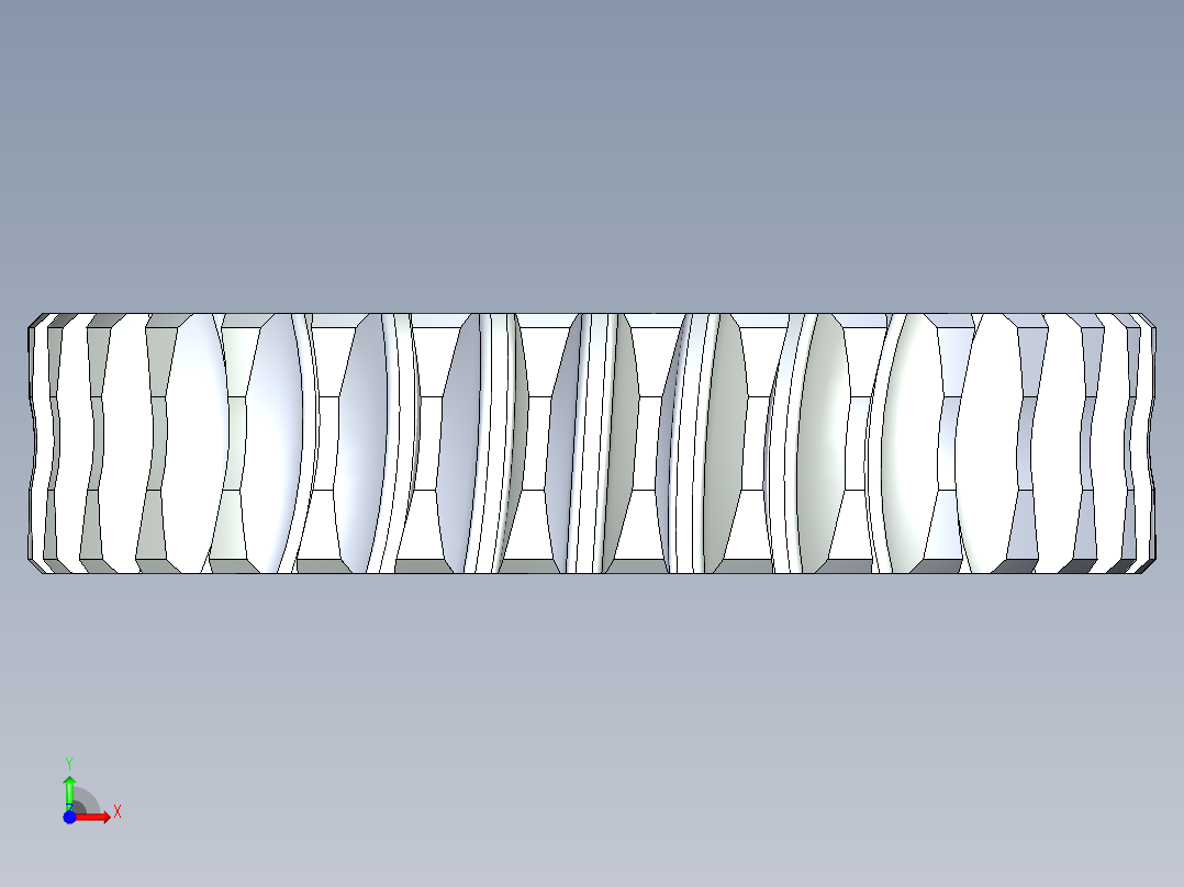 机械臂模型前视图