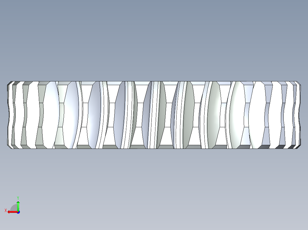 机械臂模型后视图