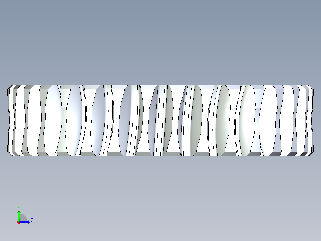 机械臂模型左视图