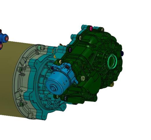 电动汽车电机变速箱传动系统缩略图