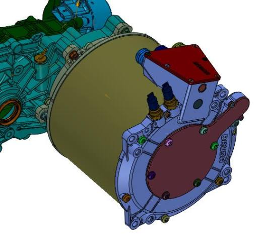 电动汽车电机变速箱传动系统缩略图