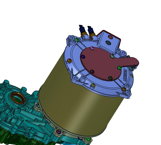 电动汽车电机变速箱传动系统