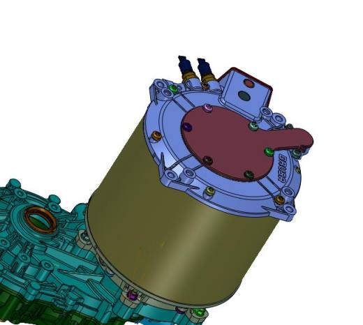 电动汽车电机变速箱传动系统缩略图