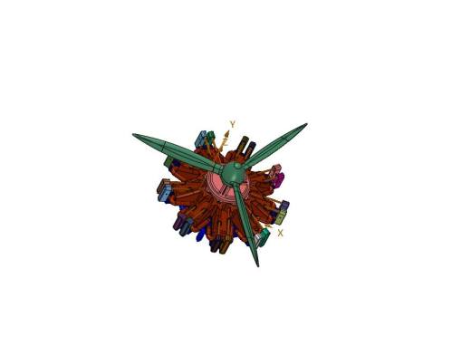 径向配置活塞发动机缩略图