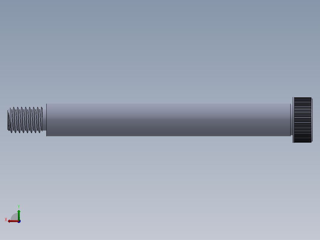 内六角螺螺栓-SB 0.500-13 x4.75后视图