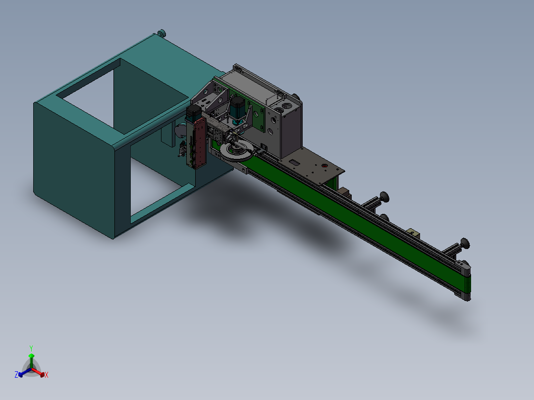 FPC贴膜机、全自动柔板贴膜机正等轴测图