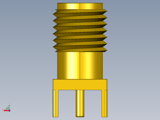 SMA克，小型SMA，射频连接器插座，射频连接器后视缩略图