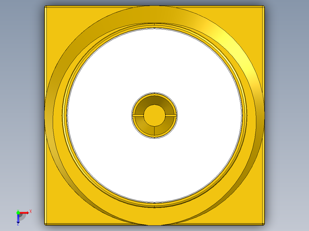 SMA克，小型SMA，射频连接器插座，射频连接器俯视图