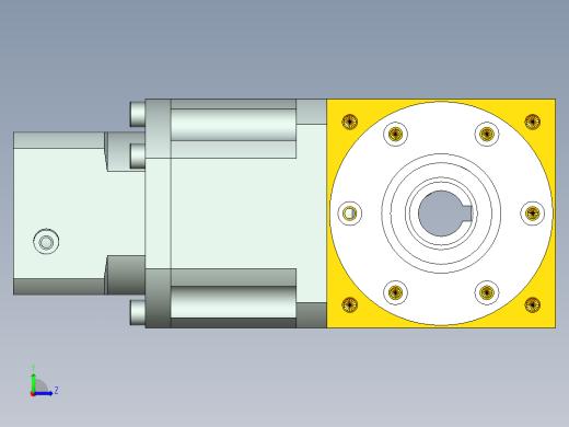 换向器PW90双孔 PLX90-L2 14-50-70-M4.stp左视缩略图