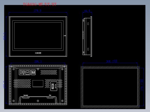 人机界面TGA63G-MTUTET
