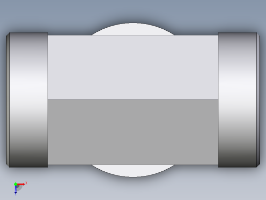 卡套式工业通用硬管接头EO_Adjustable_locknut_branch_tee_TEE42LROMDCF俯视缩略图