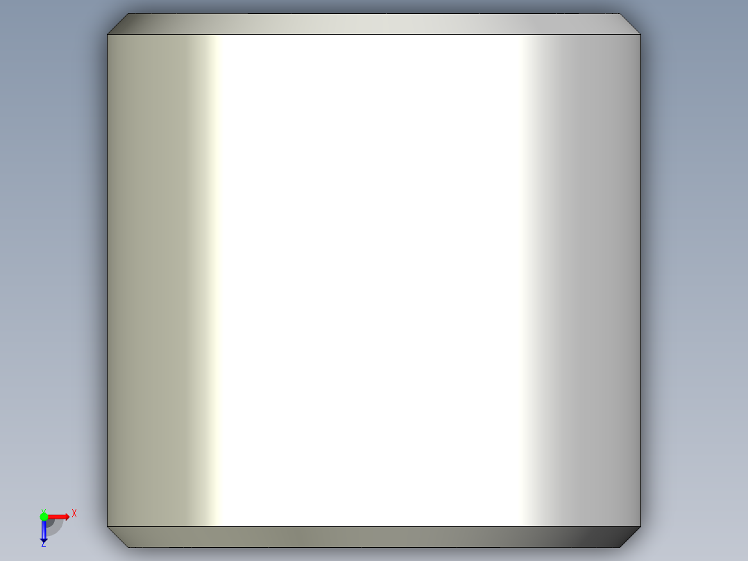 螺紋襯套(重荷重用)A-3D多系列多零件图纸模型俯视图