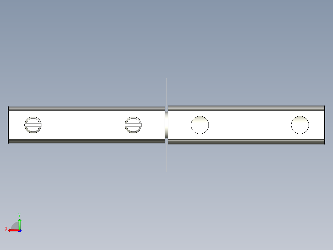 鋼製鉸鏈SOH,SOS-3D多系列多零件图纸模型后视图