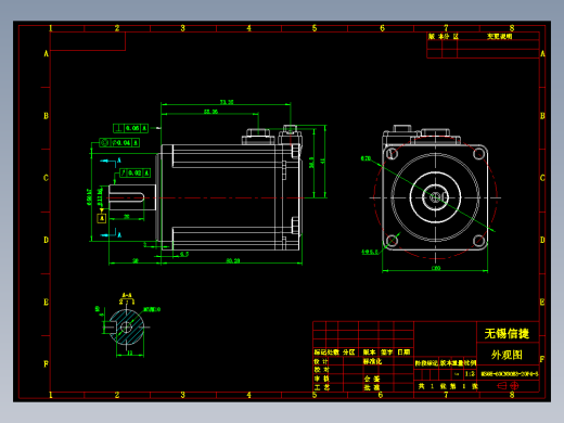 电机MS6H-60CN30B3-20P4-S.DWG