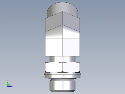 卡套式工业通用硬管接头EO_Adjustable_locknut_45_deg_elbow_VEE12SROMDCF左视缩略图