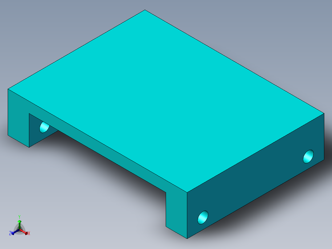 S13 滑板正等轴测图