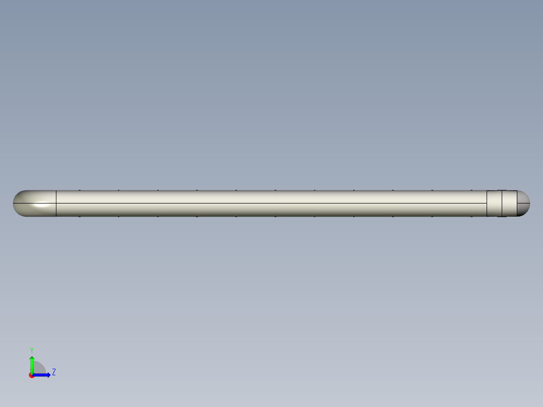 蒸汽加热设备左视图