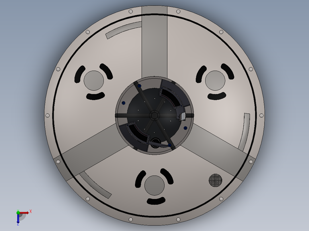 ufo外星飞船俯视图