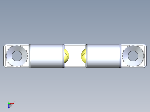 43毫米滚筒门锁门挡球形扣俯视缩略图
